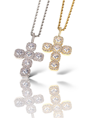 CRYSTAL CROSS PENDANT