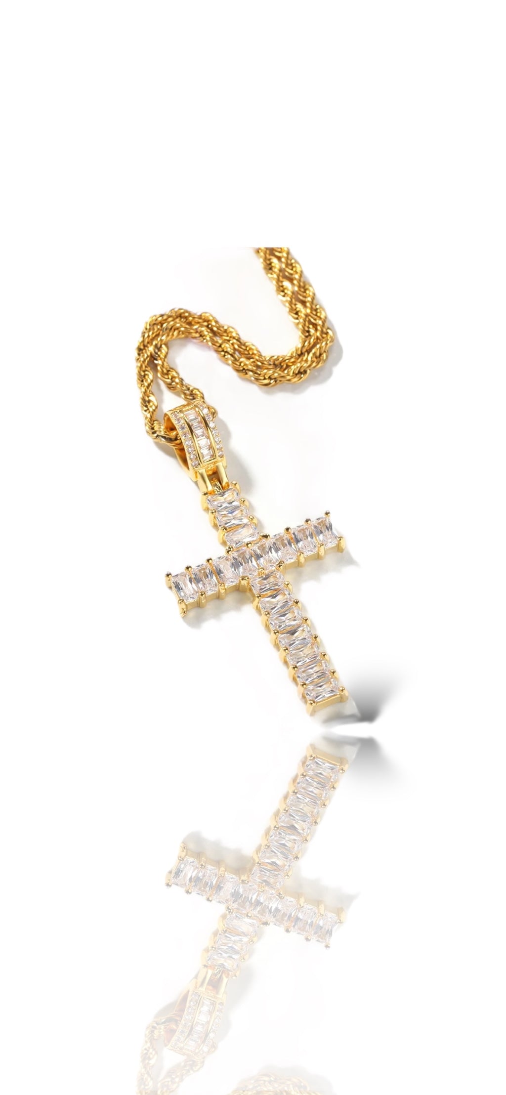 ICED CROSS PENDANT