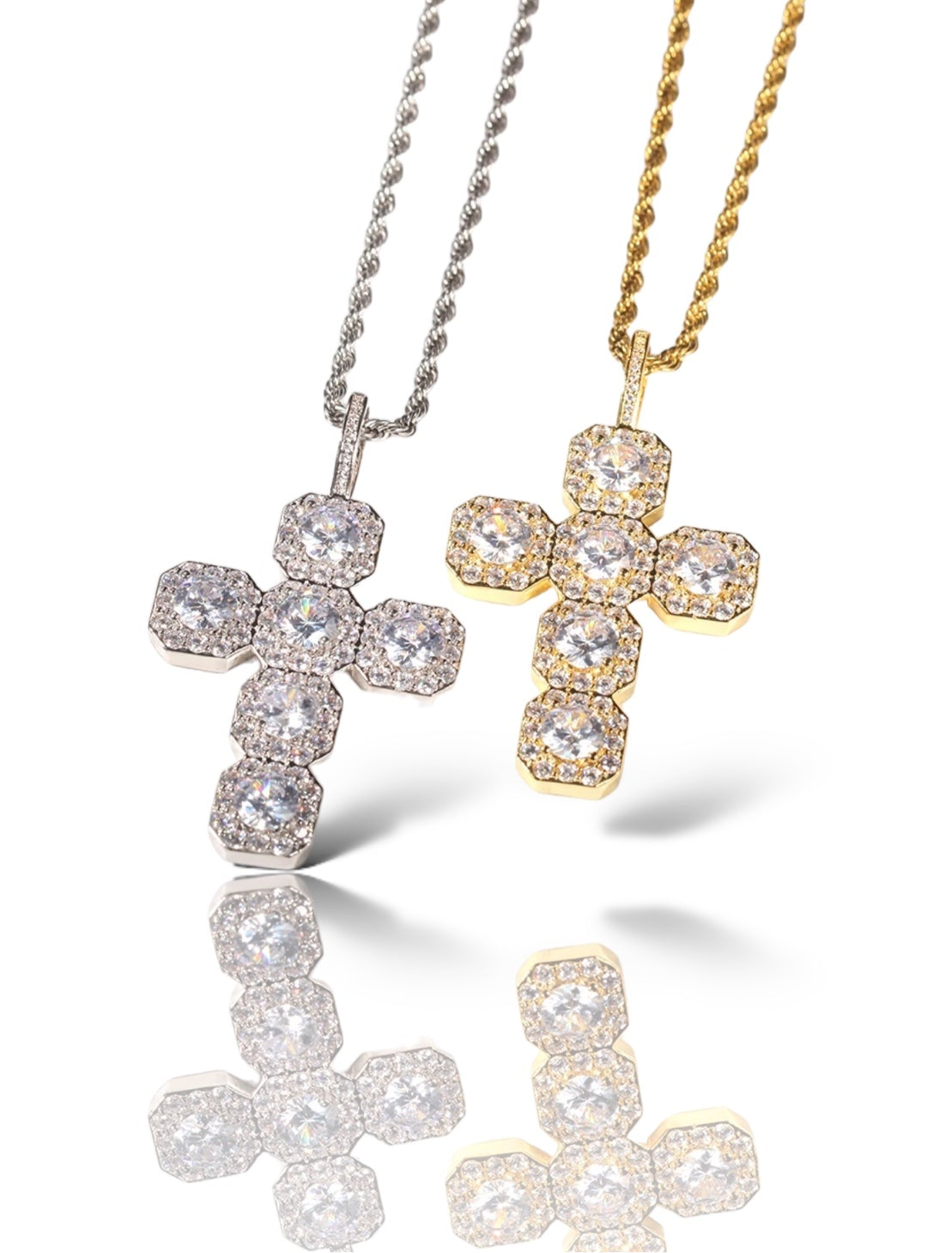 CRYSTAL CROSS PENDANT