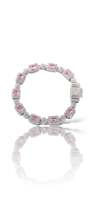 PINK CZ STONE BRACELET