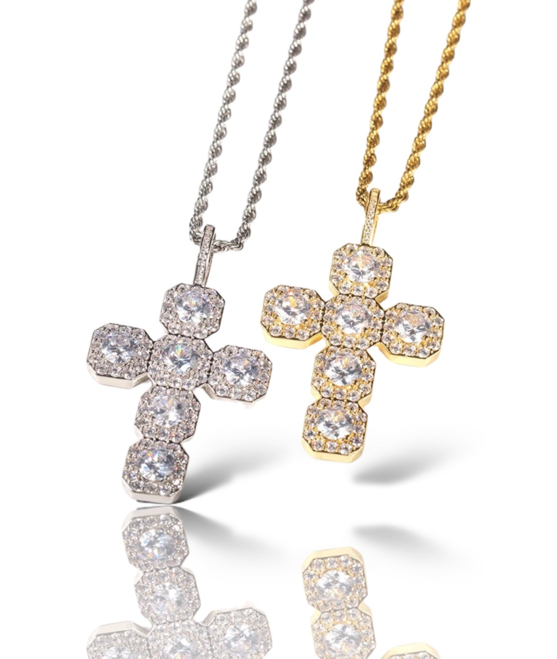 CRYSTAL CROSS PENDANT