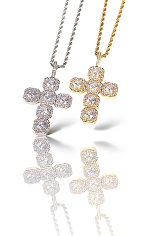 CRYSTAL CROSS PENDANT