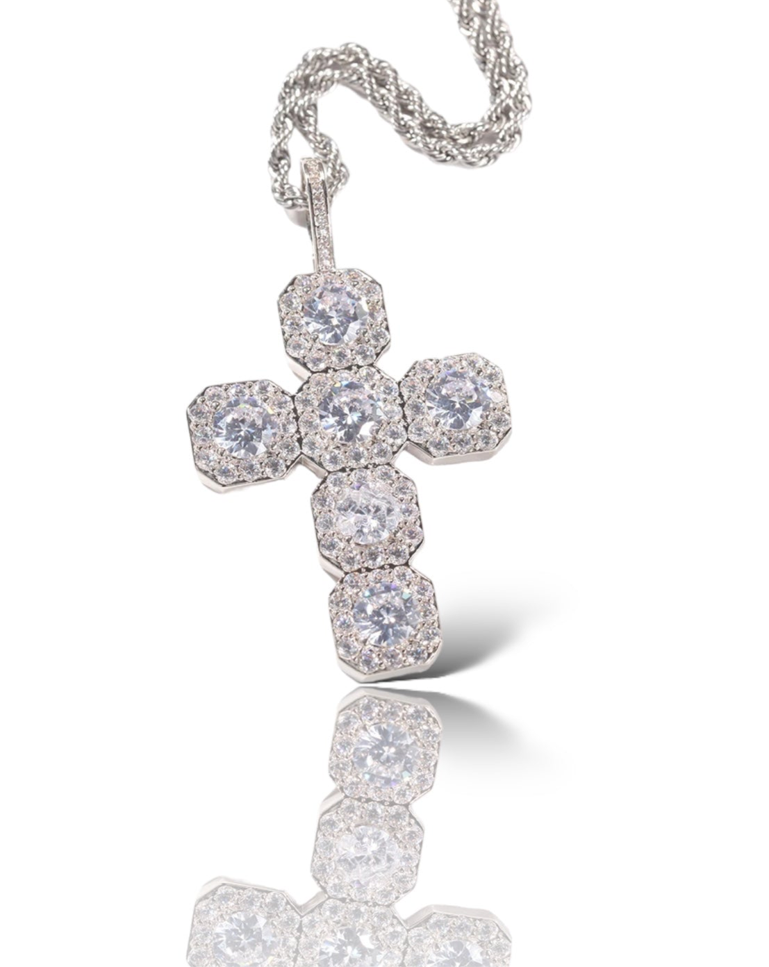 CRYSTAL CROSS PENDANT