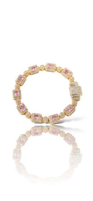 PINK CZ STONE BRACELET