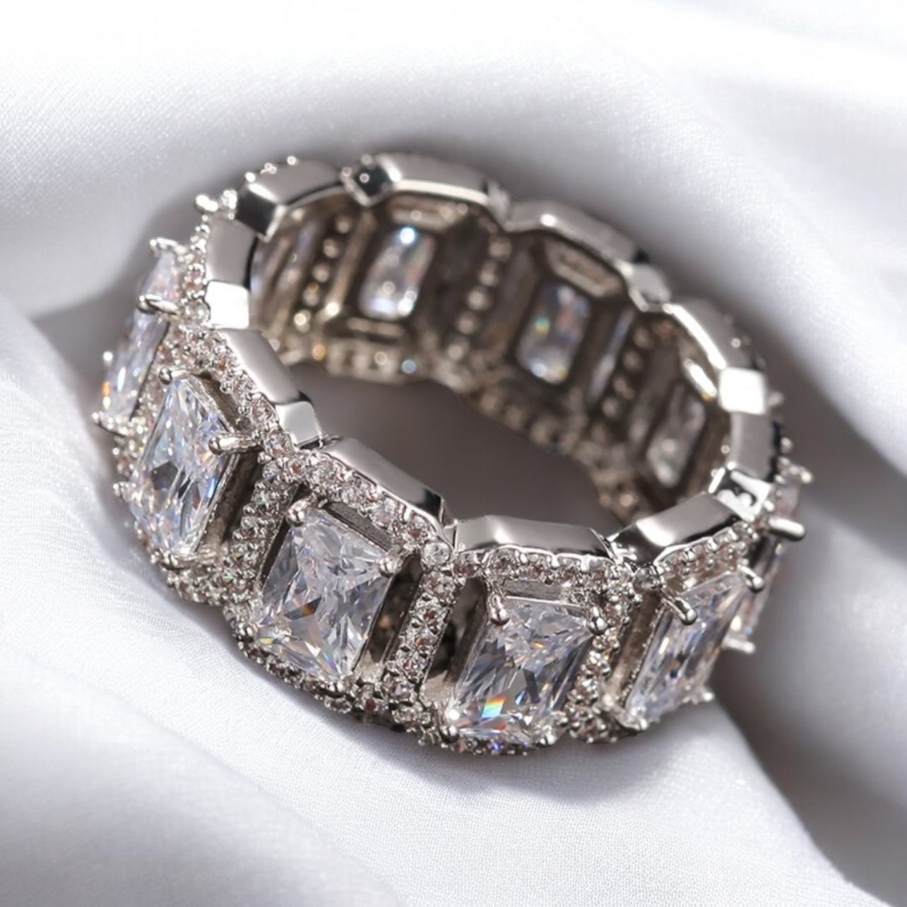 ICED ZIRCONIA RING