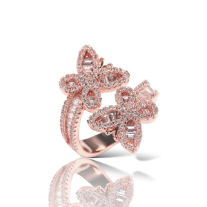 BAGUETTE BUTTERFLY RING