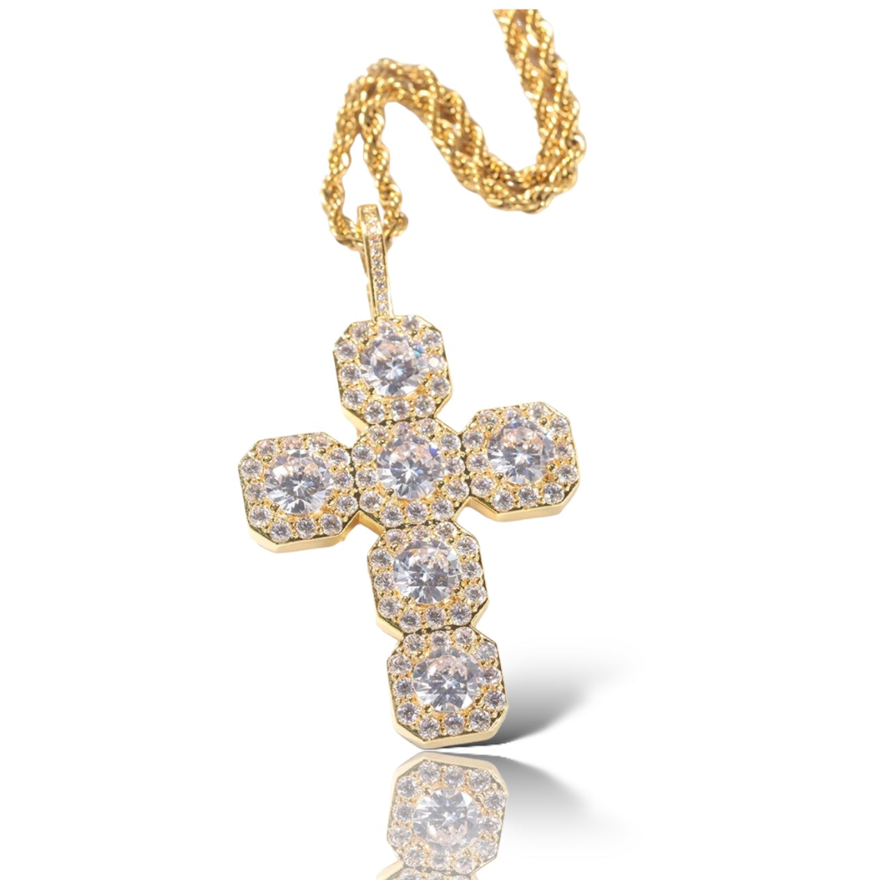 CRYSTAL CROSS PENDANT